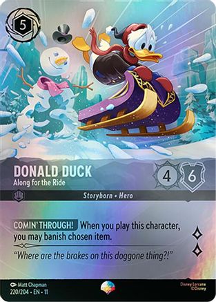 Donald Duck - Along for the Ride (Epic) (11-220) (Holofoil)