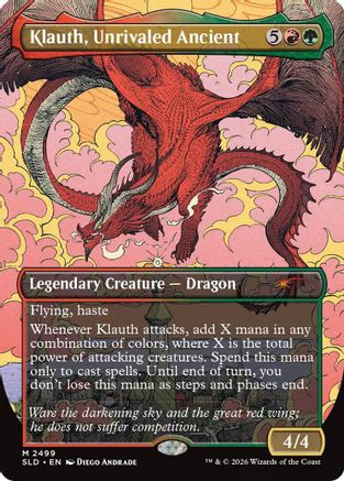 Klauth, Unrivaled Ancient (SLD-2499) (Foil)