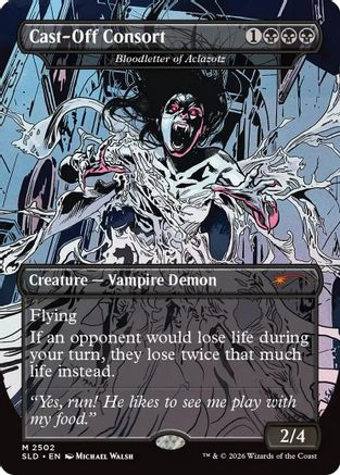 Cast-Off Consort - Bloodletter of Aclazotz (SLD-2502) (Foil)