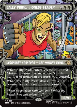 Sally Pride, Lioness Leader (Showcase) (TMT-225) (Foil)