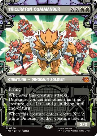 Triceraton Commander (Showcase) (TMT-226) (Foil)