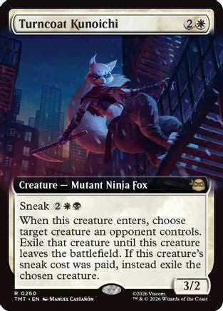 Turncoat Kunoichi (Extended Art) (TMT-260)
