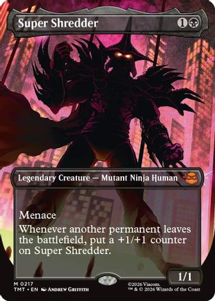 Super Shredder (Borderless) (TMT-217) (Foil)