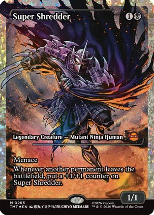 Super Shredder (Showcase) (Fracture Foil) (TMT-295)