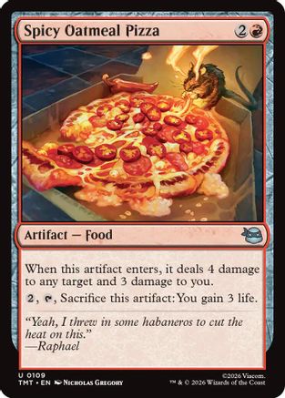 Spicy Oatmeal Pizza (TMT-109)