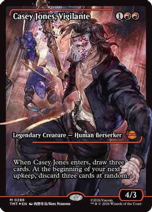 Casey Jones, Vigilante (0286) (Showcase) (TMT-286) (Foil)