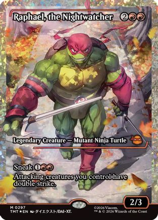 Raphael, the Nightwatcher (Showcase) (Fracture Foil) (TMT-297)