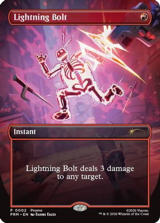 Lightning Bolt (Borderless) (PW26-002) (Foil)