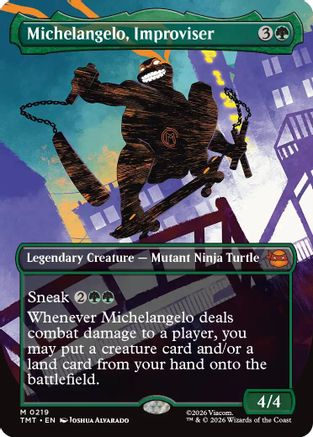 Michelangelo, Improviser (Borderless) (TMT-219)