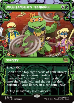 Michelangelo's Technique (Showcase) (TMT-239)