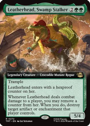 Leatherhead, Swamp Stalker (Extended Art) (TMT-272) (Foil)