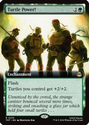 Turtle Power! (Extended Art) (TMT-275) (Foil)