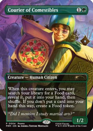 Courier of Comestibles (Borderless) (PW26-004)