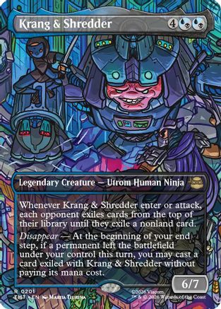 Krang & Shredder (Borderless) (TMT-201)