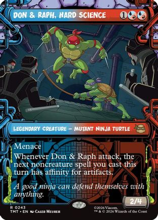 Don & Raph, Hard Science (Showcase) (TMT-243) (Foil)