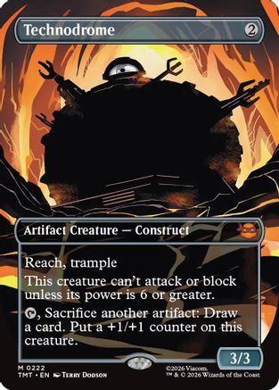 Technodrome (Borderless) (TMT-222) (Foil)