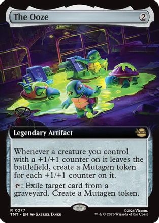 The Ooze (Extended Art) (TMT-277) (Foil)