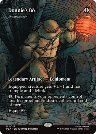 Donnie's Bo - Shadowspear (Borderless) (PZA-017) (Foil)