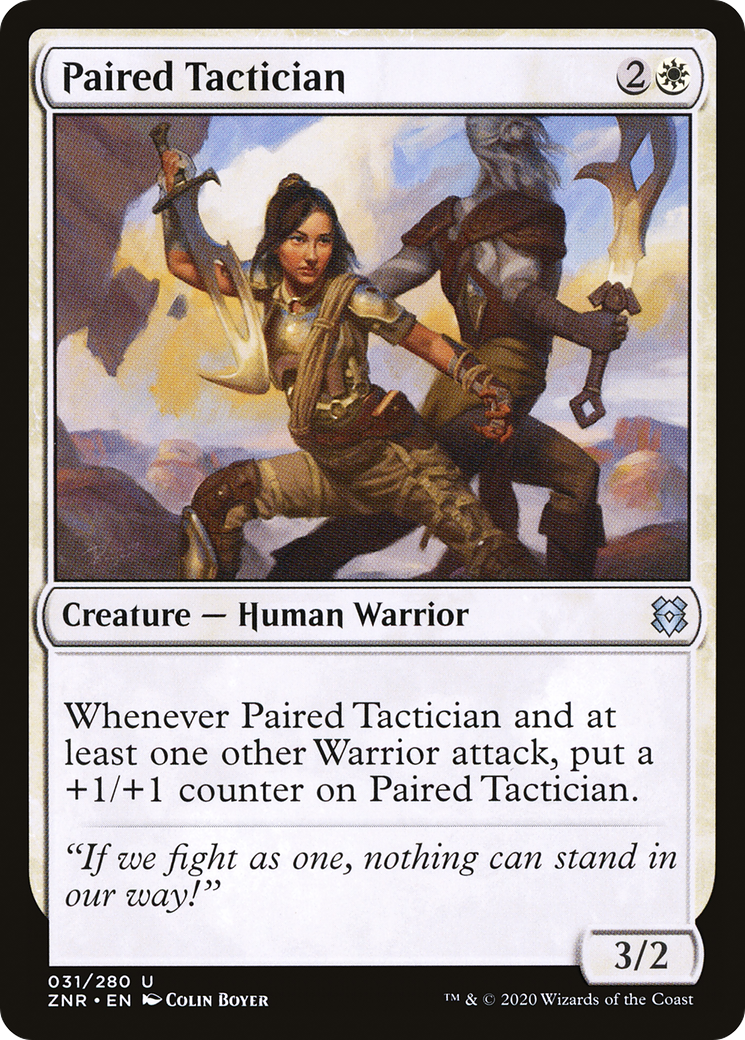 Paired Tactician (ZNR-031) (Foil)