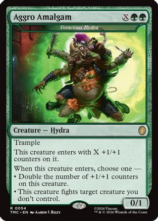 Aggro Amalgam - Voracious Hydra (Surge Foil) (TMC-054)