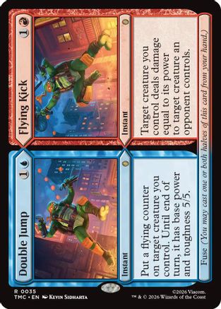 Double Jump // Flying Kick (Surge Foil) (TMC-035)