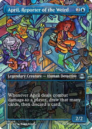April, Reporter of the Weird (Borderless) (TMT-206)