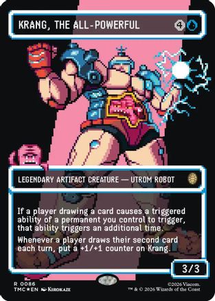 Krang, the All-Powerful (Borderless) (Surge Foil) (TMC-086)
