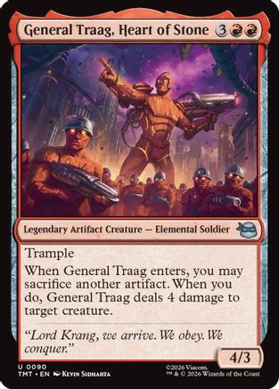 General Traag, Heart of Stone (TMT-090) (Foil)