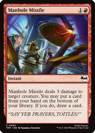 Manhole Missile (TMT-094) (Foil)