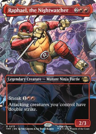 Raphael, the Nightwatcher (Borderless) (TMT-213) (Foil)