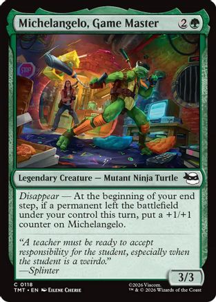 Michelangelo, Game Master (TMT-118)