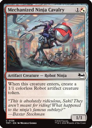 Mechanized Ninja Cavalry (TMT-156) (Foil)