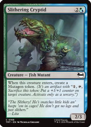 Slithering Cryptid (TMT-168) (Foil)