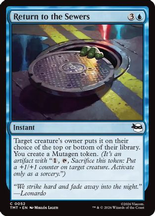 Return to the Sewers (TMT-052)