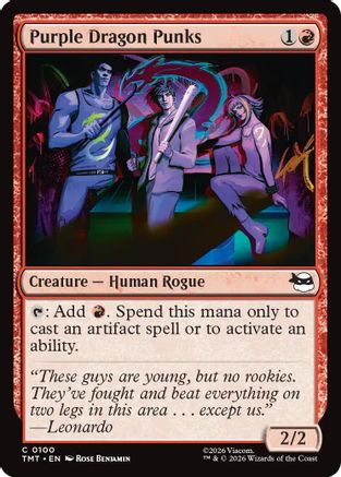 Purple Dragon Punks (TMT-100)