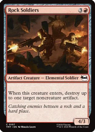 Rock Soldiers (TMT-107) (Foil)