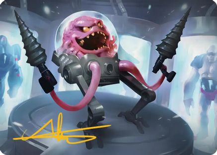 Krang, Master Mind Art Card (4/54) (Gold-Stamped Signature) (ASTMT-004)