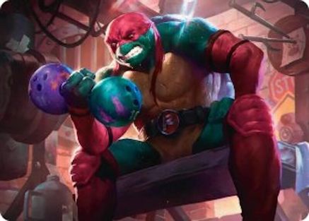 Raphael, Tough Turtle Art Card (ASTMT-009)