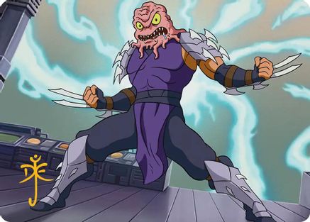 Krang & Shredder Art Card (Gold-Stamped Signature) (ASTMT-031)