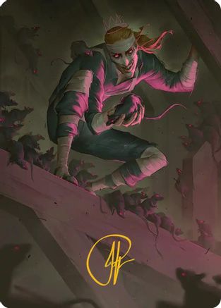 Rat King, the Chaosbringer Art Card (Gold-Stamped Signature) (ASTMT-053)
