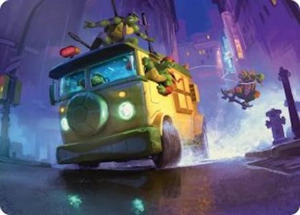 Turtle Van Art Card (ASTMT-019)