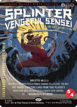 Splinter, Vengeful Sensei - Ink-Eyes, Servant of Oni (SLD-2374) (Foil)