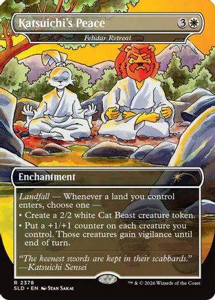 Katsuichi's Peace - Felidar Retreat (SLD-2378) (Foil)
