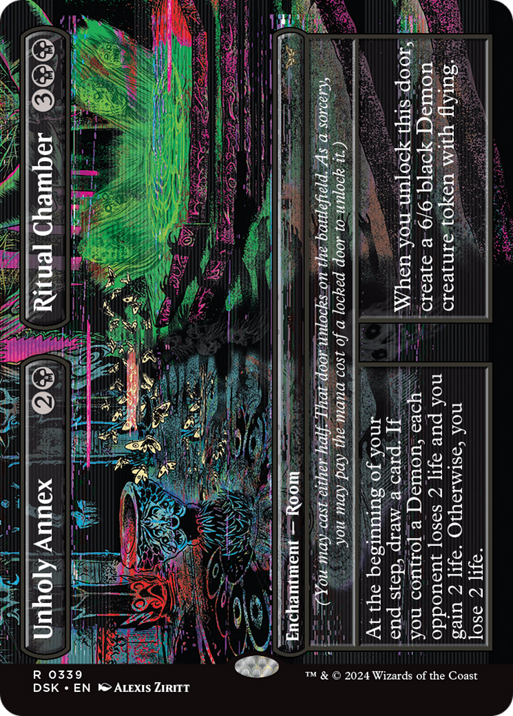Unholy Annex // Ritual Chamber (DSK-339) (Borderless) (Foil)
