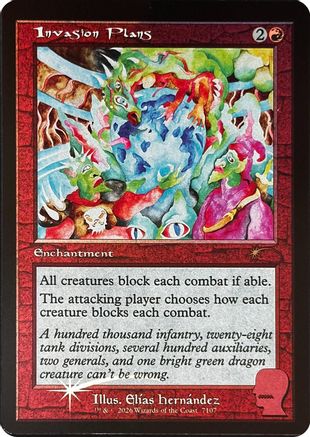 Invasion Plans (SLD-7107) (Foil)