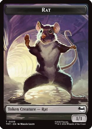 Rat // Food Double-Sided Token (TMT-6 // 8)