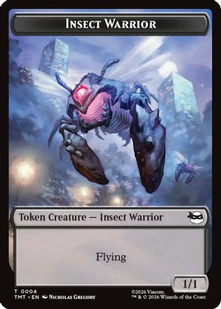 Insect Warrior // Food Double-Sided Token (TMT-4 // 8)