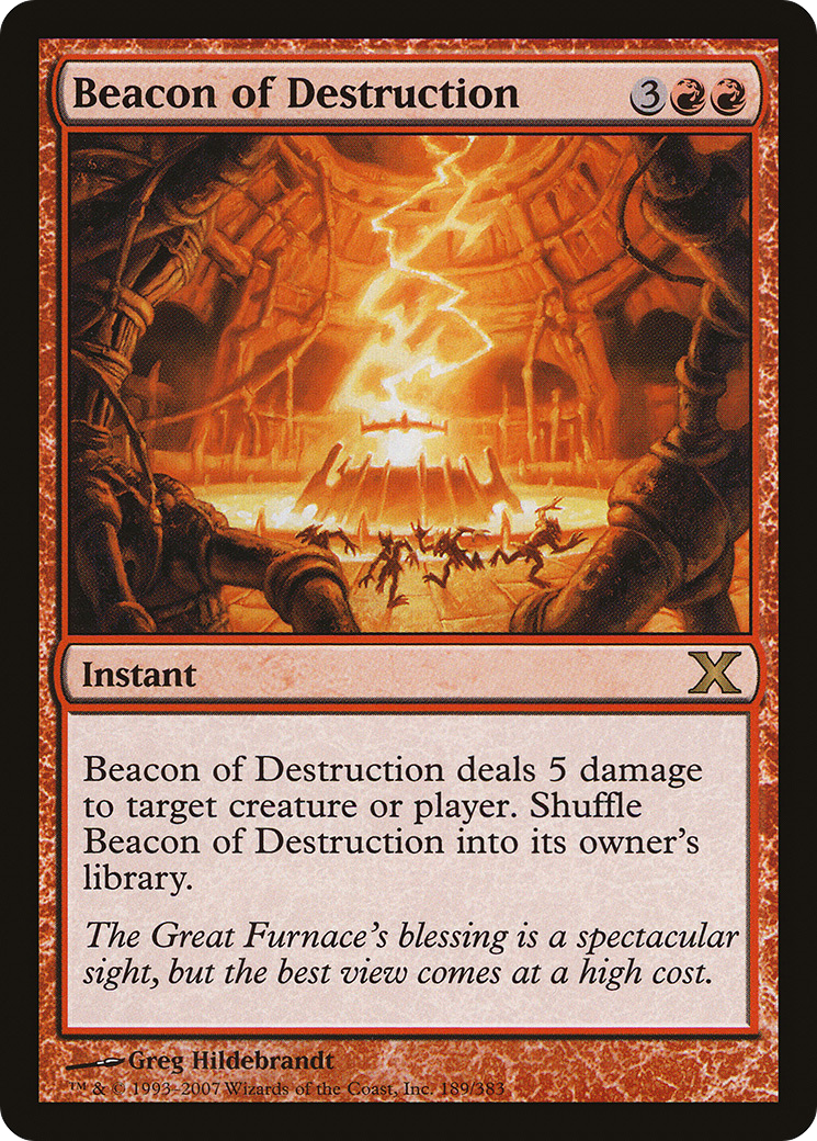 Beacon of Destruction (10E-189) (Foil)