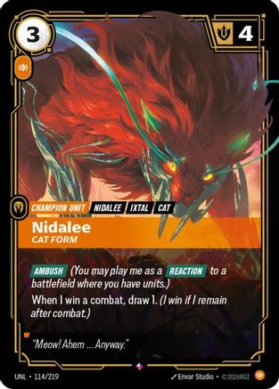 Nidalee - Cat Form (UNL-114) (Foil)