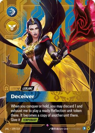 LeBlanc - Deceiver (UNL-199) (Foil)